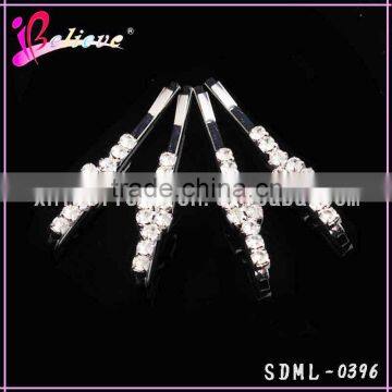 Rhinestone hair accessories factory produce cheap hair accessories bobby pin for girls