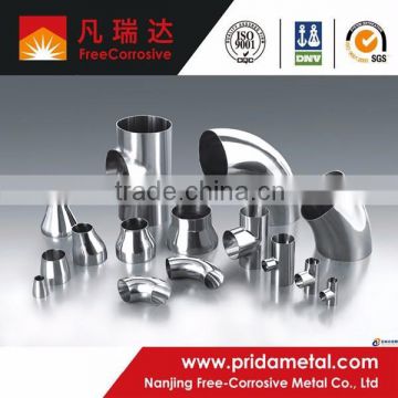 high strength 90 degree nickel alloy elbow