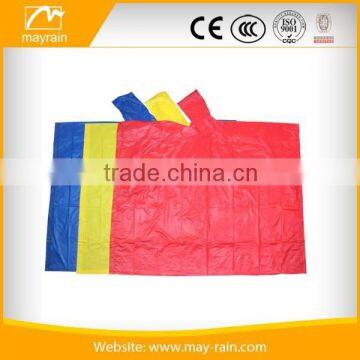 Wholesale pe promotional disposable emergency rain poncho with logo                        
                                                                                Supplier's Choice