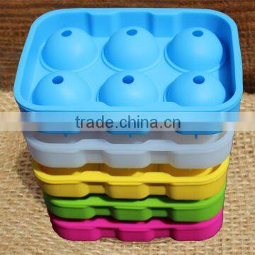 Ball Shape Silicone Colourful Ice Cube Tray,Sphere Silicone Ice Ball Makers Individuals photo-5