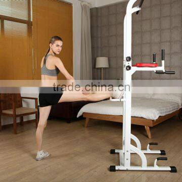 horizontal parallel bar with stretching rod adjustable height