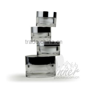 100ml Plastic jar for cream acrylic case