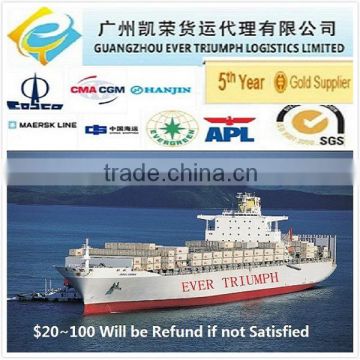 Guangzhou/Shenzhen/Shanghai/Ningbo Container shipping service to Sweden