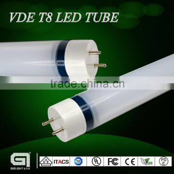 VDE approval 18w 20w SMD2835 1200mm t8 led tube with 5 years warranty