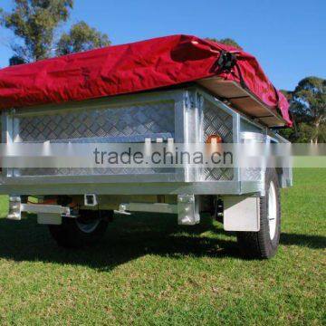 hot dipped galvanized steel camping tent trailer