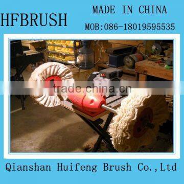 Hard sisal buff wheel