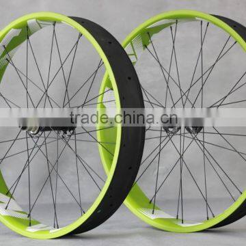 ICAN Bikes 26er Fat Bike Wheels, Snow/sand Wheels ,90mm Wide Bike Clincher Wheels photo-3