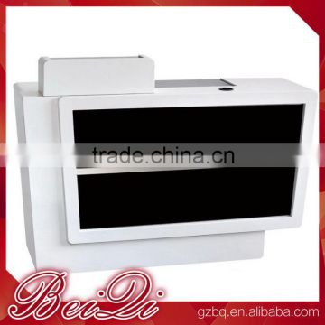 Beauty Salon Checkout Counter Black And White Classic Commercial Receiption Desk