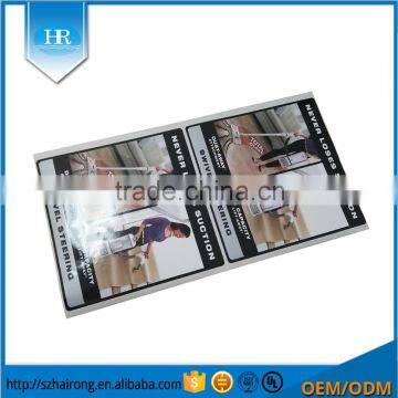 Wholesale High Qulity Custom Hot Stamping Waterproof Adhesive Vinyl Sticker Label