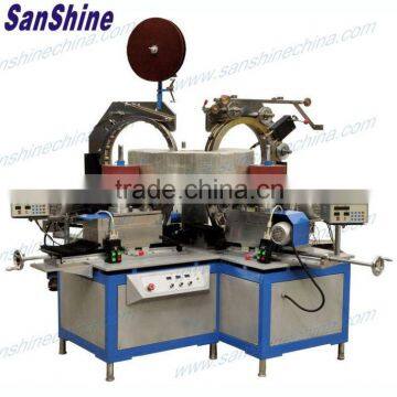 Automatic super big toroidal winding and taping machine