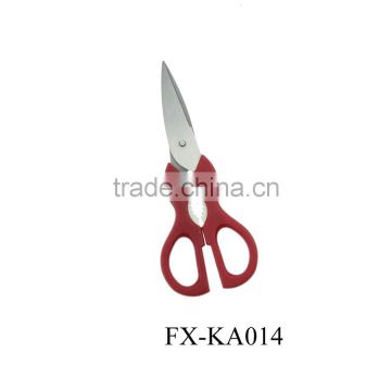 FX-KA014 Red kitchen scissors Kitchen utensils and names jual peralatan makan