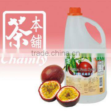 Wholesale Bubble Tea Passion Fruit Flavour Concentrated Syrup For Drinks