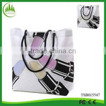 Hot Selling Lipstick Magic Color Foldable Tote Bag