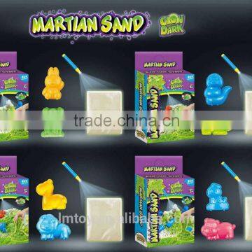 Dark Glow 3D Animal Castle Martian Sand Sand,mold ,table and Light Pen photo-3
