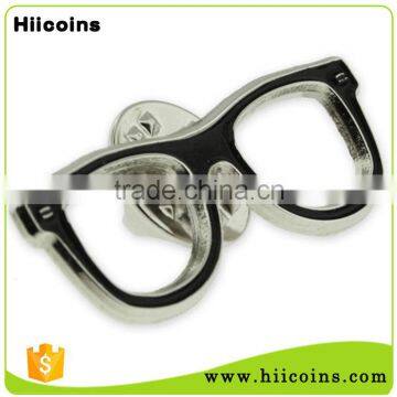 Wholesale Fashion Zinc Alloy Metal Enamel Eyeglasses Lapel Hat Pin