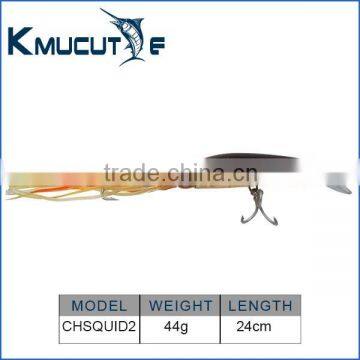 Kmucutie CHSQUID2 hydro squirt marlin trolling lure PVC skirts