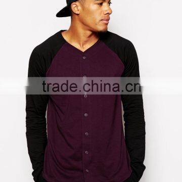 Products 2016 Custom Buttonup Baseball Jerseys Wholesale With Printing Buttonup Baseball Jersey photo-3