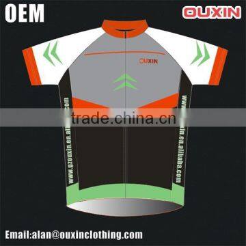 OEM China factory sublimaite design cycling jersey