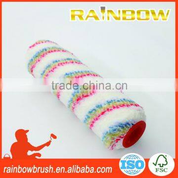 rainbow acrylic stick system paint roller brush