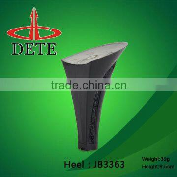 durable high heels for ladies dress shoes plastic heel black heel made in china