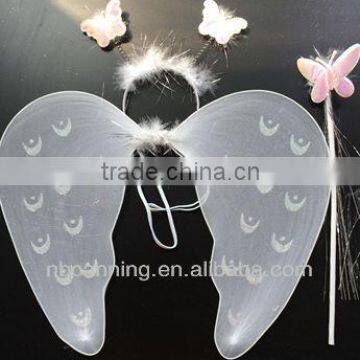 white angel wings for kids/butterfly wings craft hot selling