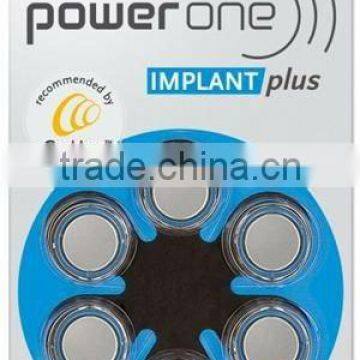 implant plus power one hearing aid battery for cochlear implant