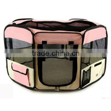 Large 2-Door Waterproof Playpen 8 Side Pet Playpen