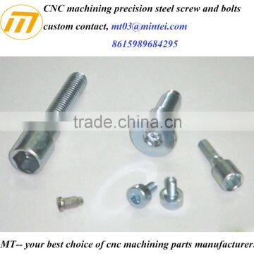 custom precision steel step screw