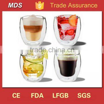 Custom glassware handmade double wall thermo glass cup                        
                                                Quality Choice