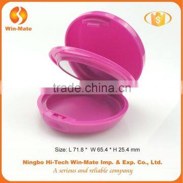 High Quality Round Shimmer Free Sample Pink Blush Case photo-2
