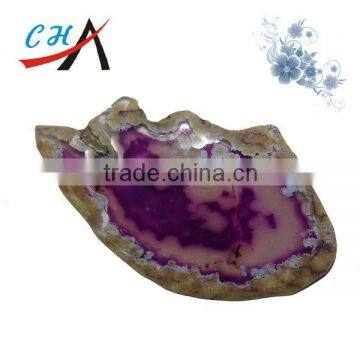 Dyed Purple Agate Slices for Wholesale