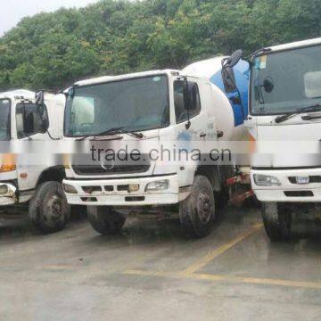 Japan concrete mixer truck Hino 500 concrete mixers used concrete machines