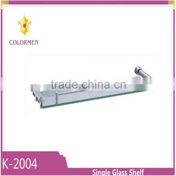 stainless steel Glass Shelf for bathroom