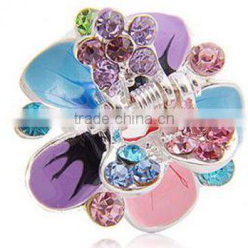 Resin Claw Clip, Shiny Drilling Medium Luxury Crystal Hair Claw Clip