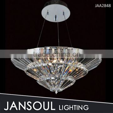 fancy art glass bowl modern crystal pendant light