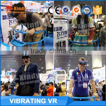 Bottom Price Interactive 5d7D9D Cinema System Amusement Park Simulator vr Glasses Flight Standing virtual reality