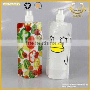 Free artwork!hot sale BPA free collapsible water bottles Sports plastic foldable water bottle with logo printing                        
                                                Quality Choice