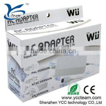 For Wii Adapter AC 110V ~ 240V DC 12V 3.7A