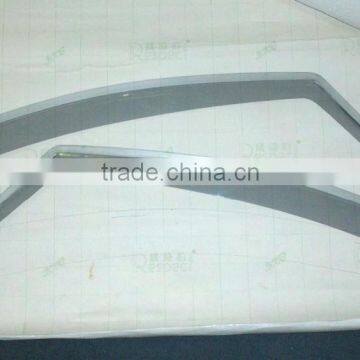 smoke colour IN CHANNEL STYLE car window visors wind deflectors weather guard FOR PEUGEOT 207 2006Y