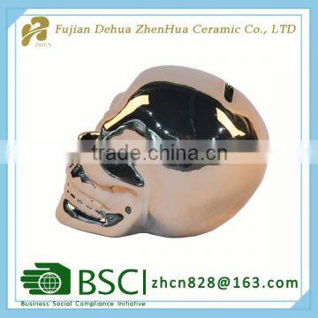 Halloween Skull Decoration Ceramic Custom Money Box photo-4