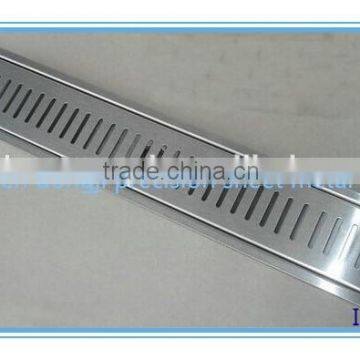 China supplier stainless steel bathroom kitchen linear square floor drain