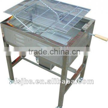 JHC-8002 Large Moving Galvanized Metal Charcoal Barbecue Stove/BBQ Stove