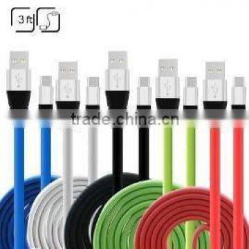 Hot selling usb data cable for iphone 5 6 , micro usb data cable for Samsung