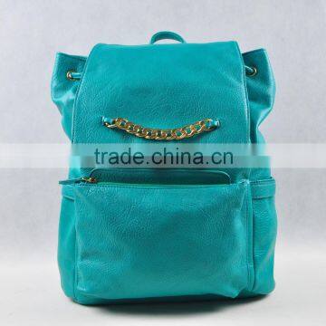 Backpack teenage soft leather backpack bags