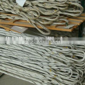 Spiral rod for telecom communication line spiral rods for guy grip