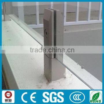 Outdoor glass railings aluminum spigot designs