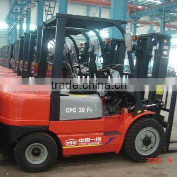 CPC30F1 3ton forklift for Russian markets with 490BPG engine competitive prices GOST certificate