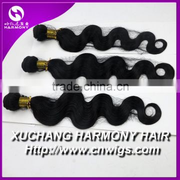 Quality 100% Indian human hair weaving with body wave