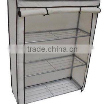 Easy Assembly Folding Fabric Wardrobe Closet