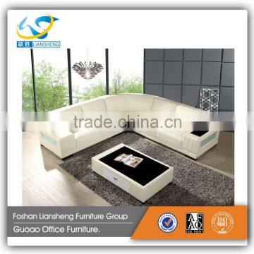 Luxury Wooden Design L Shaped Sectional Sofa Sets S1611